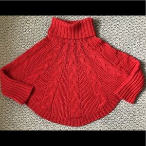 Toddler girl poncho
